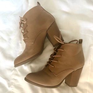 Lace-Up Booties